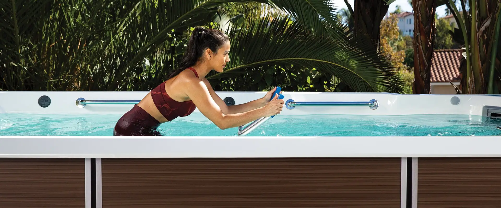 E-Series swim spas to train like an athlete