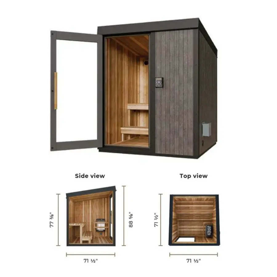 Visscher Outdoor Electric Sauna