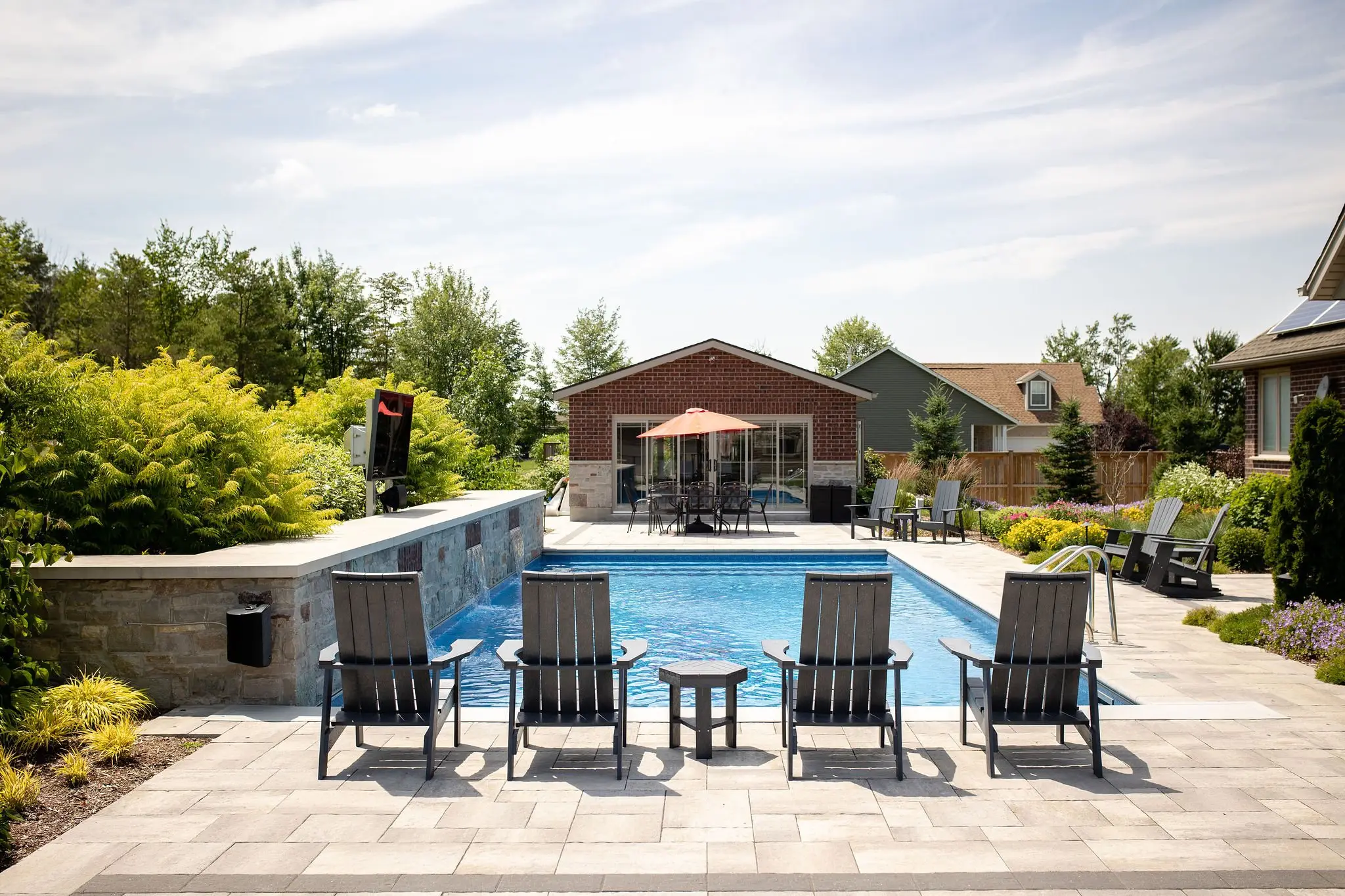 Inground Pool in small backyard