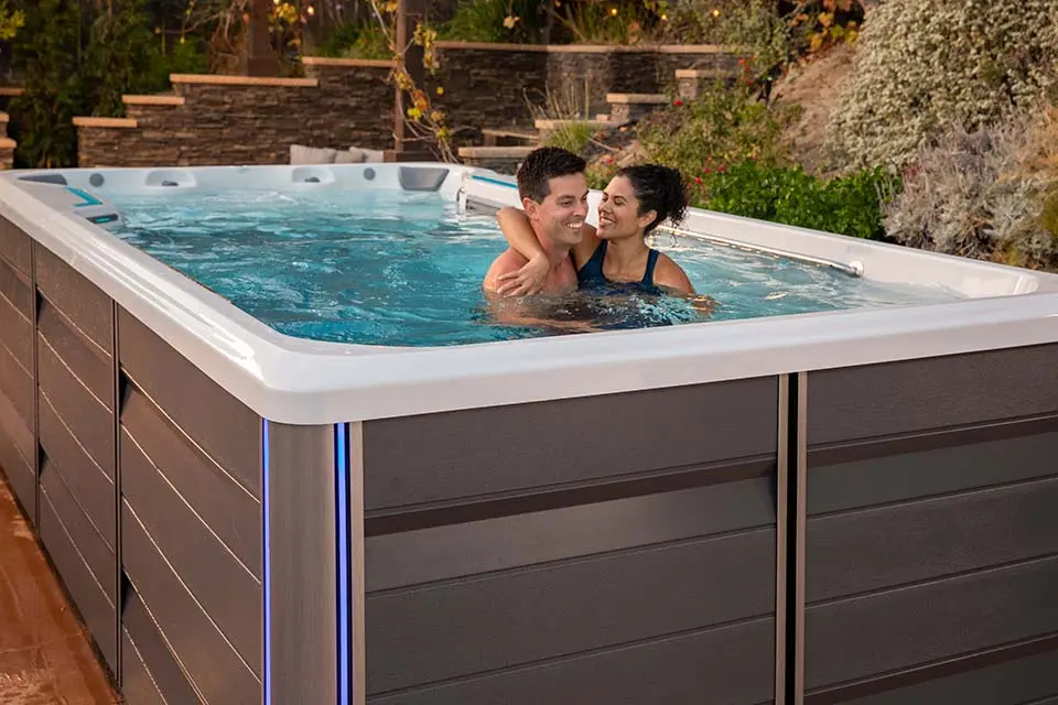 Recover after a hard workout, with a swim spa