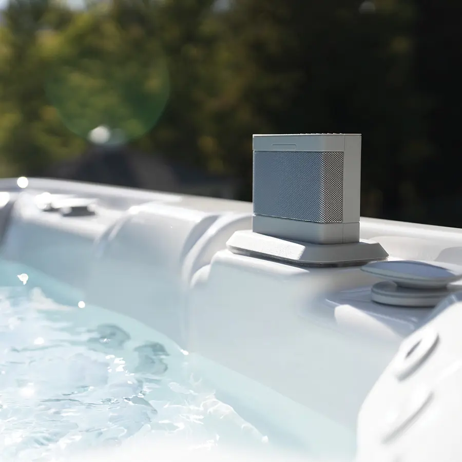 Close up view of Speaker on HotSpring Hot Tub