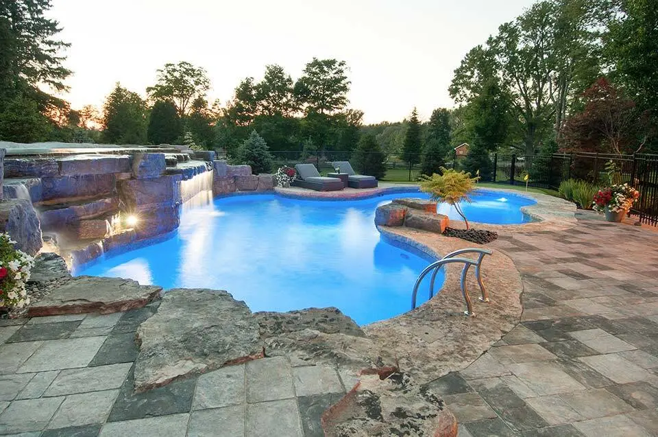 Water Features with an Inground pool