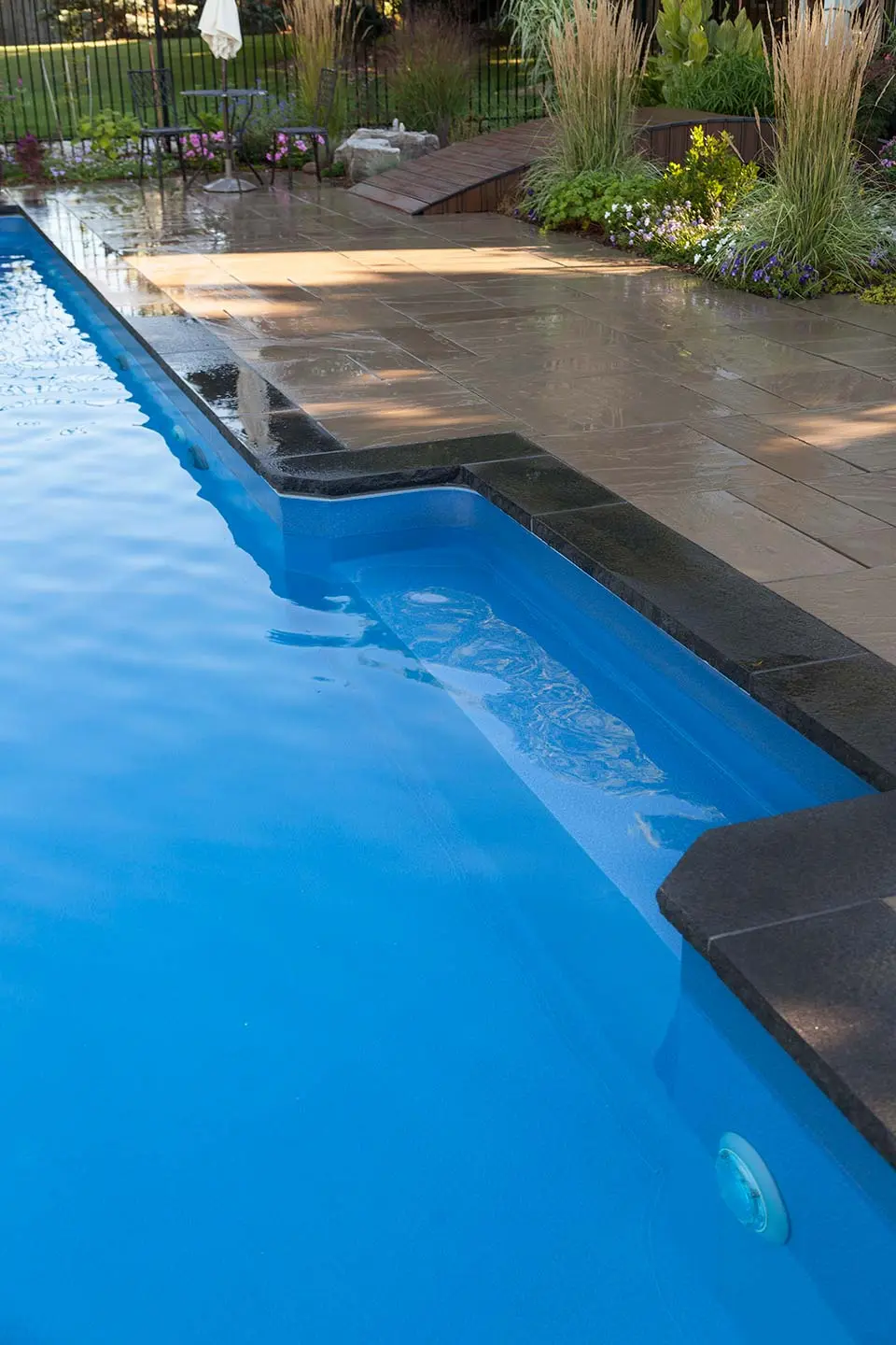 Built-In Pool Bench