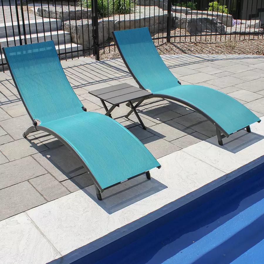 Chaise loungers for outdoor relaxation