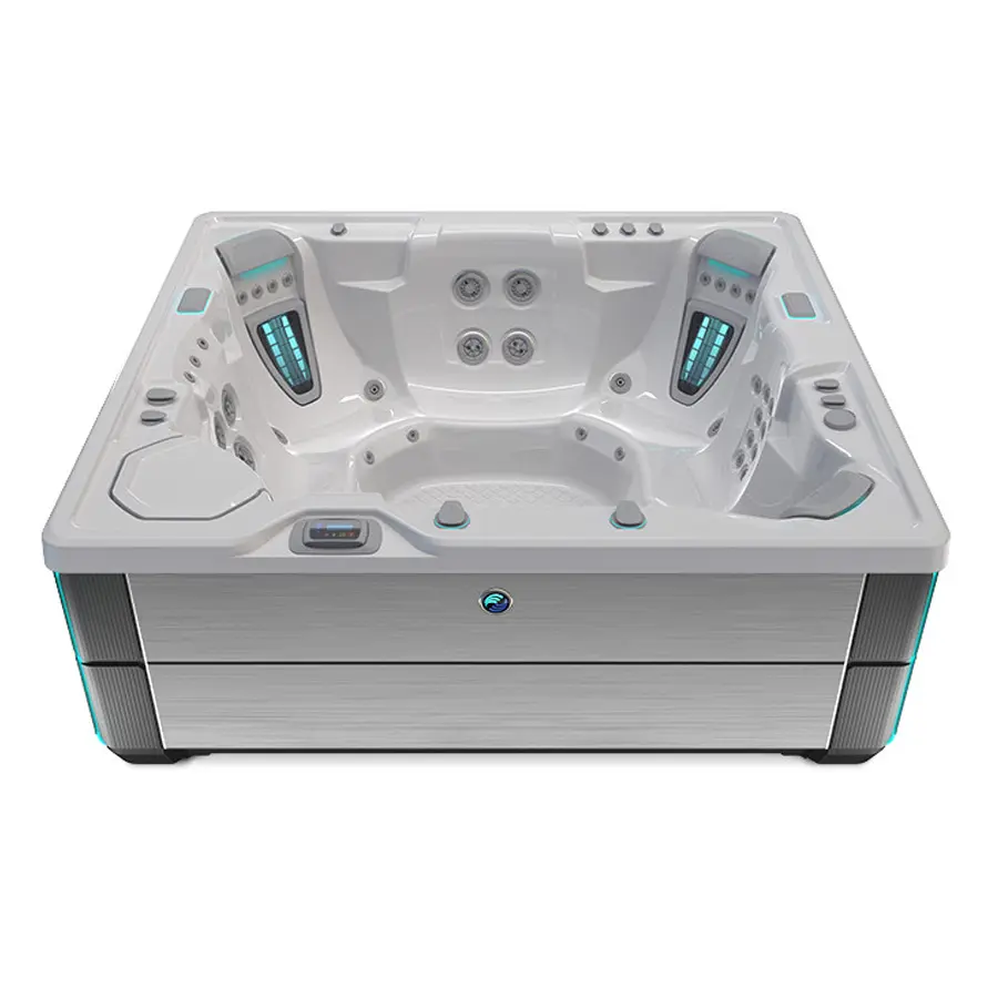 grandee shell ice grey cabinet brushed nickel