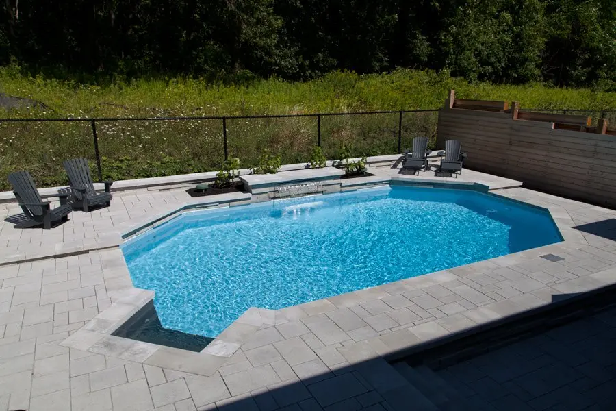 Landscaping with onground pools