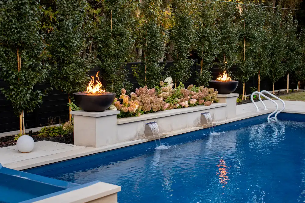Inground Pool in small backyard