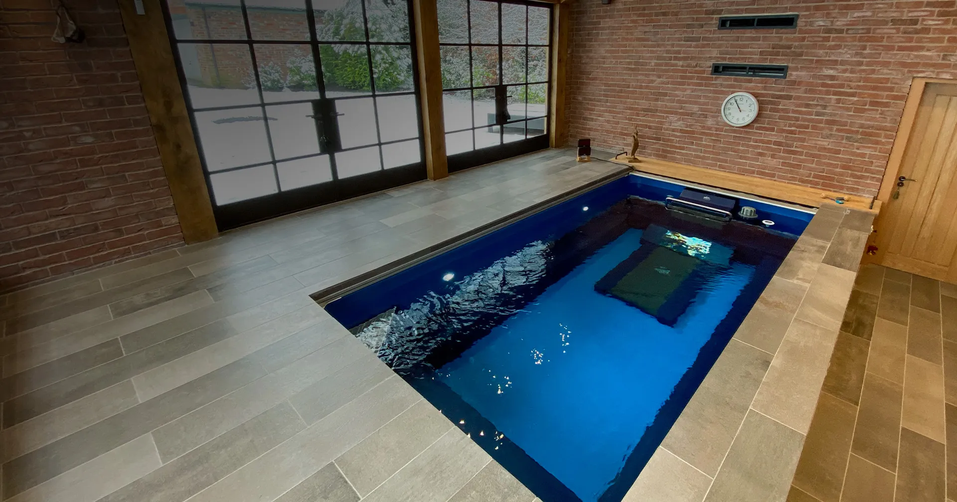 Low impact exercise with a swim spa