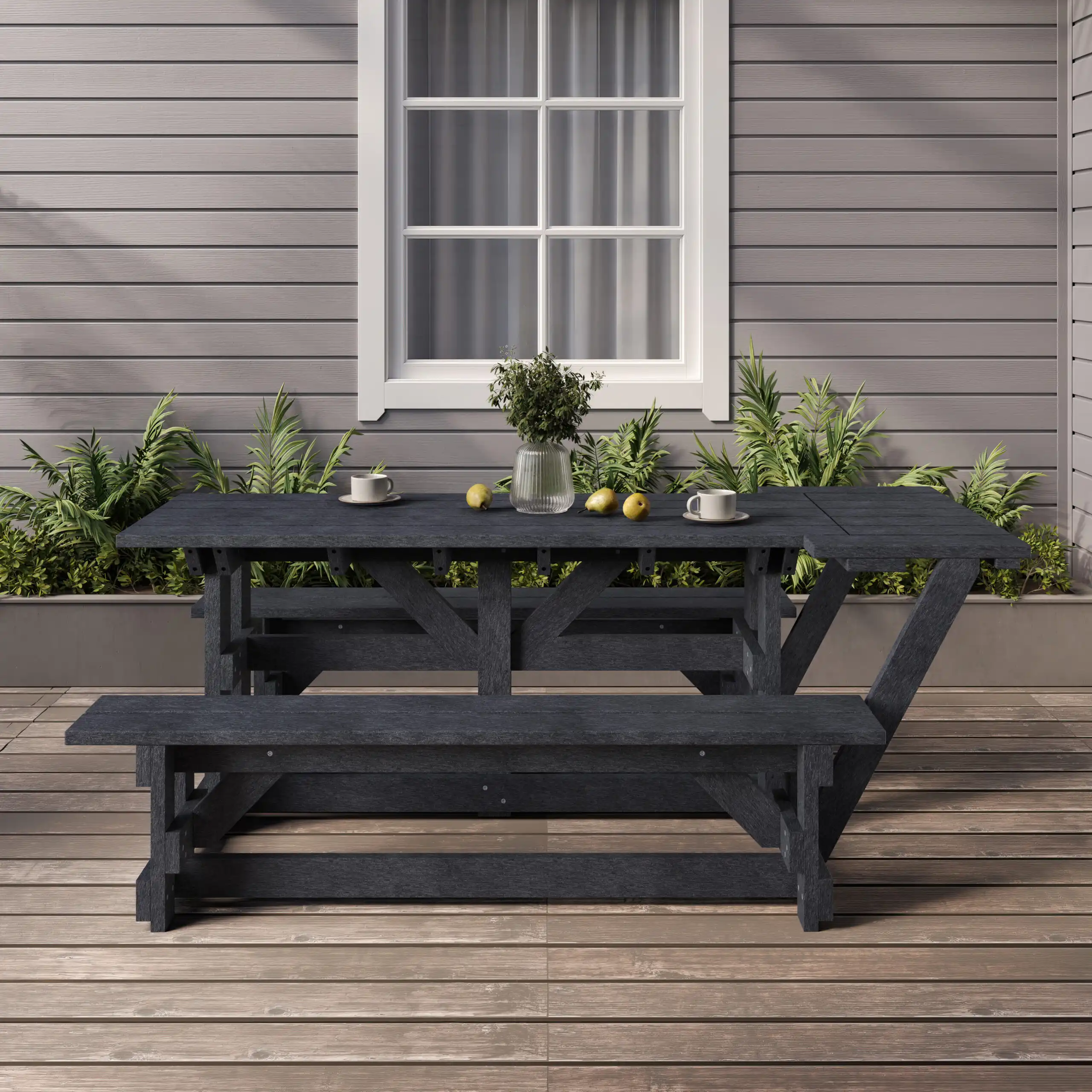 Picnic tables