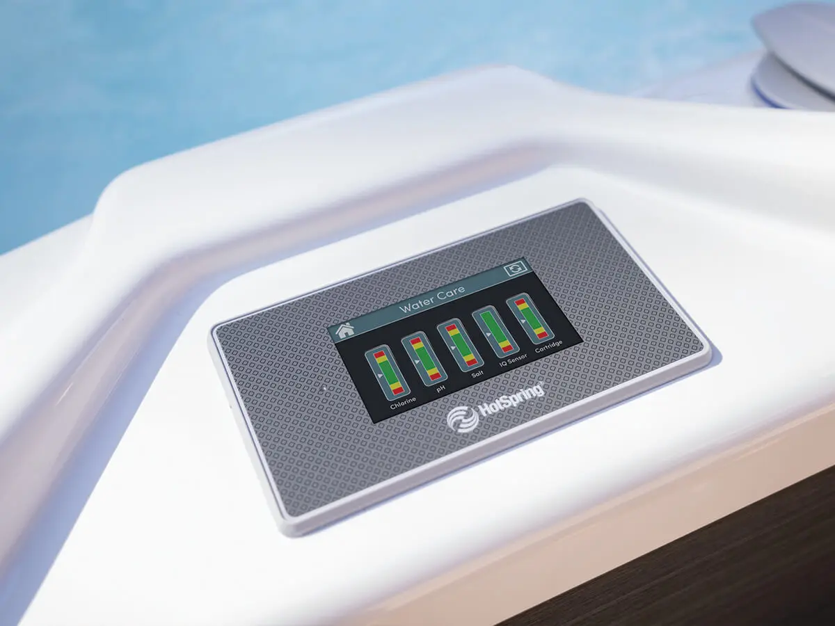 Hot Spring Spas app monitoring spa water