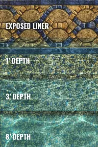 Sandstone Tan With Del Caribe water colour detail