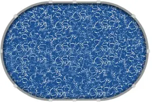 Oval pool shape