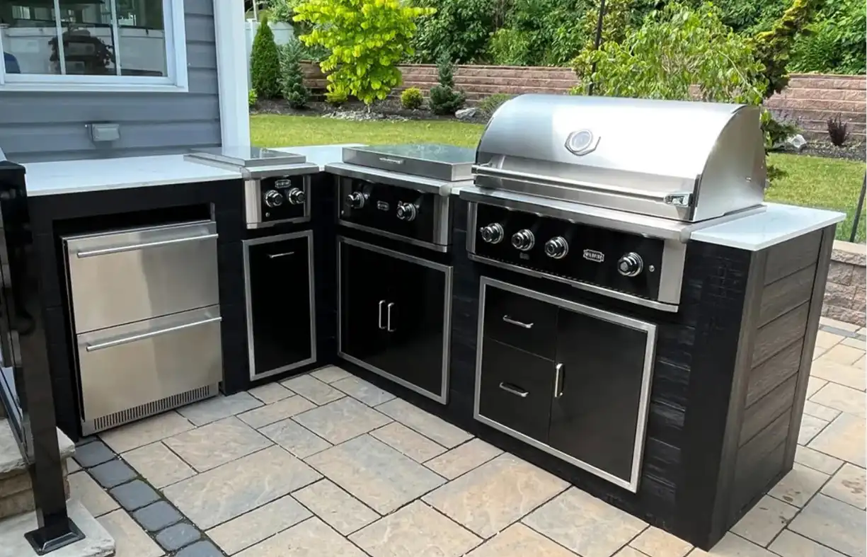 Wildfire outdoor kitchen build