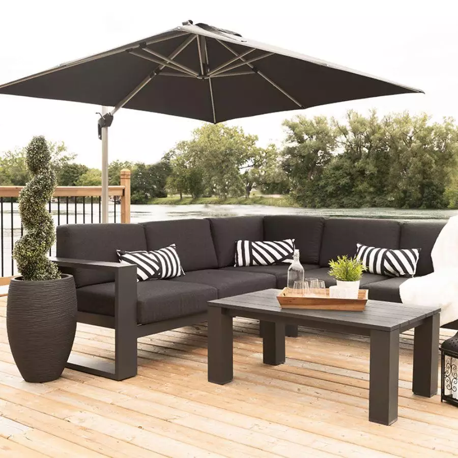 Cassera Sectional patio collection in Sunbrella fabric