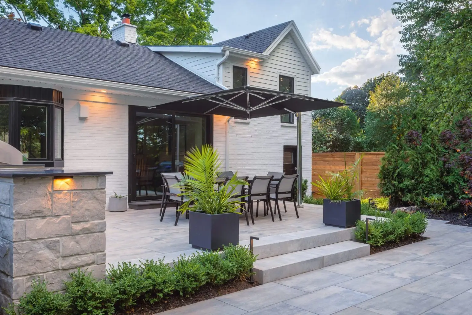Permacon paver patio